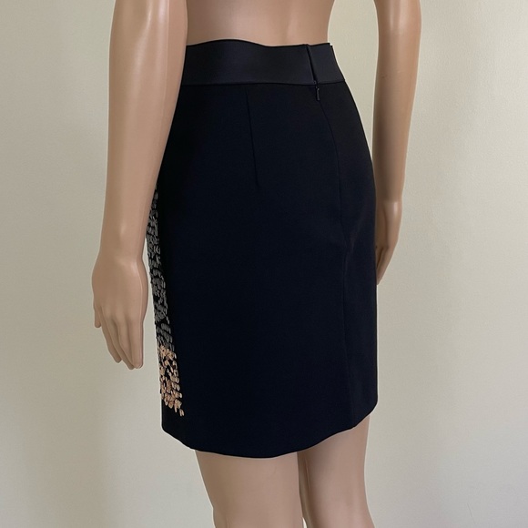 NWT DKNY black & gold sequin skirt size 4 - Picture 4 of 14